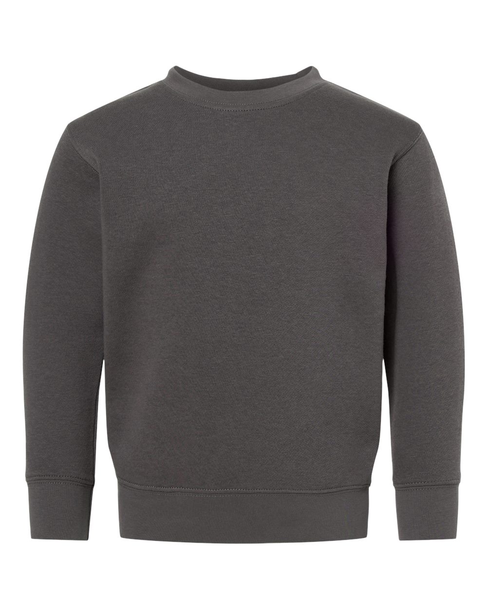 Rabbit Skins 3317 Toddler Crew Fleece Sweatshirt in Charcoal size 7 LA3317