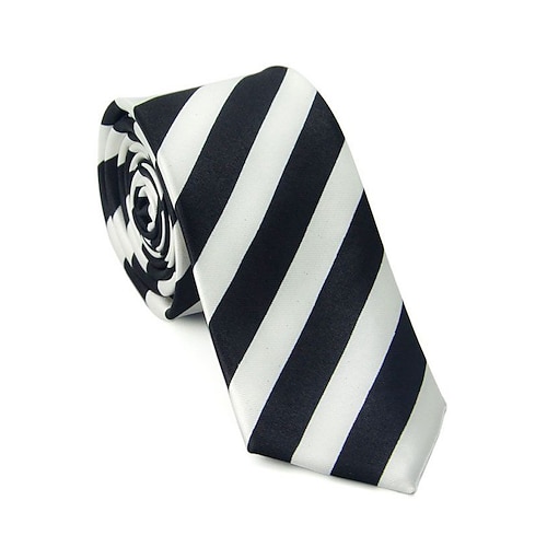 Herren Polyester Krawatten in mehreren Mustern Stilvolle Designs für Karneval und Maskerade-Bälle Image