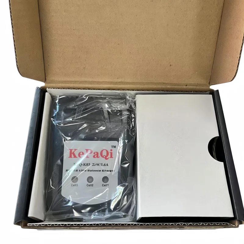 K03-20W Lithium-Batterieladegerät 2-3S Einfaches, symmetrisches Laden 7,4 V und 11,1 V Ladegeräte für Modellflugzeugfahrzeuge und Boote Image