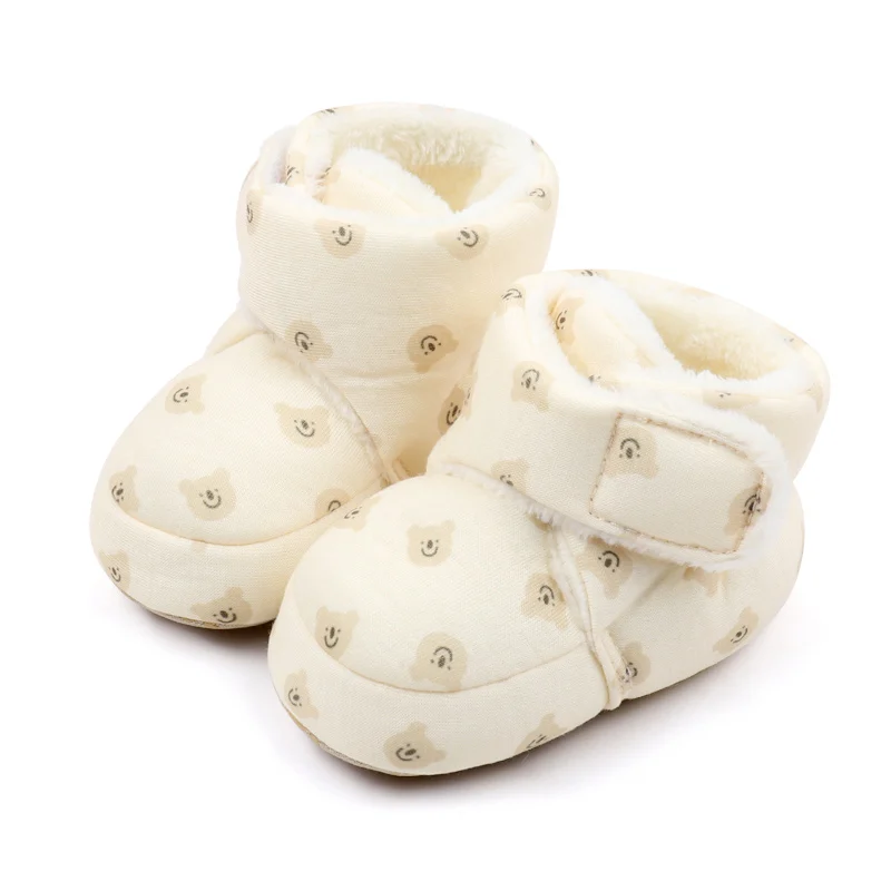 Babyschuhe aus weicher Baumwolle, warme Innenseite für den Winter, Indoor-Sneaker, Neugeborene, Kleinkinder, Prewalking, 0–9–18 Monate, hohe Qualität, 2024, BMB3217