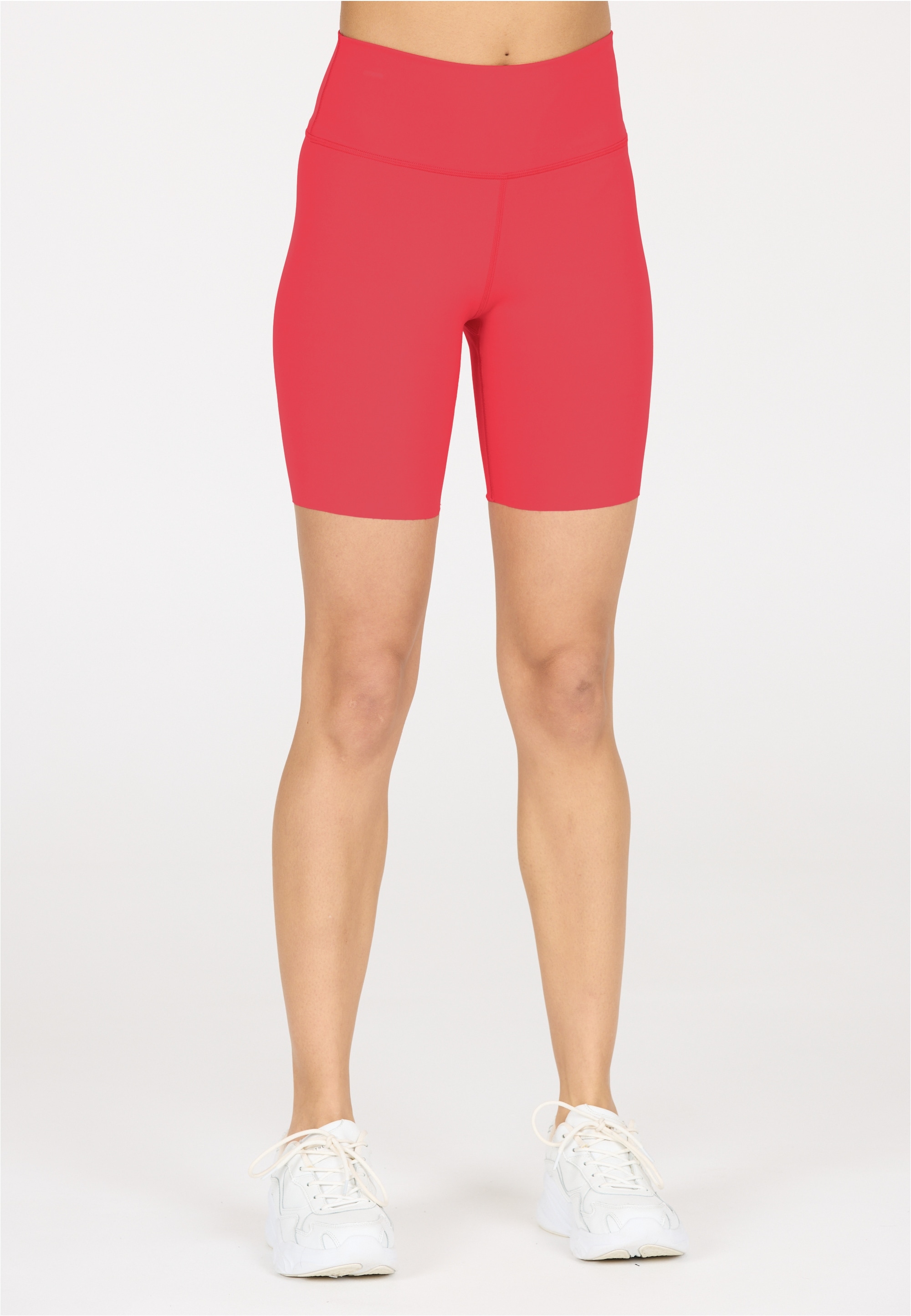 Lauftights ATHLECIA "Bloom", Damen, Gr. 36, EURO-Größen, orange (neonorange), 77% Polyamid, 23% Elasthan, unifarben, Hosen, in feuchtigkeitsregulierender Qualität