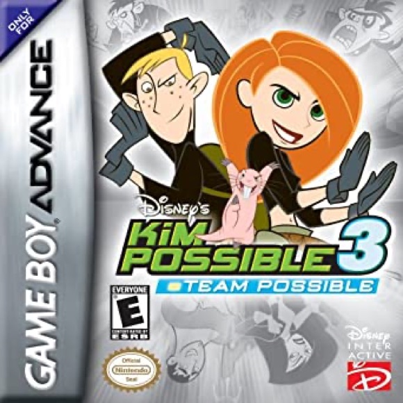 Disney Video Games & Consoles | Disney's Kim Possible 3: Team Possible Game Boy Advance Gba Video Game | Color: Red | Size: Os