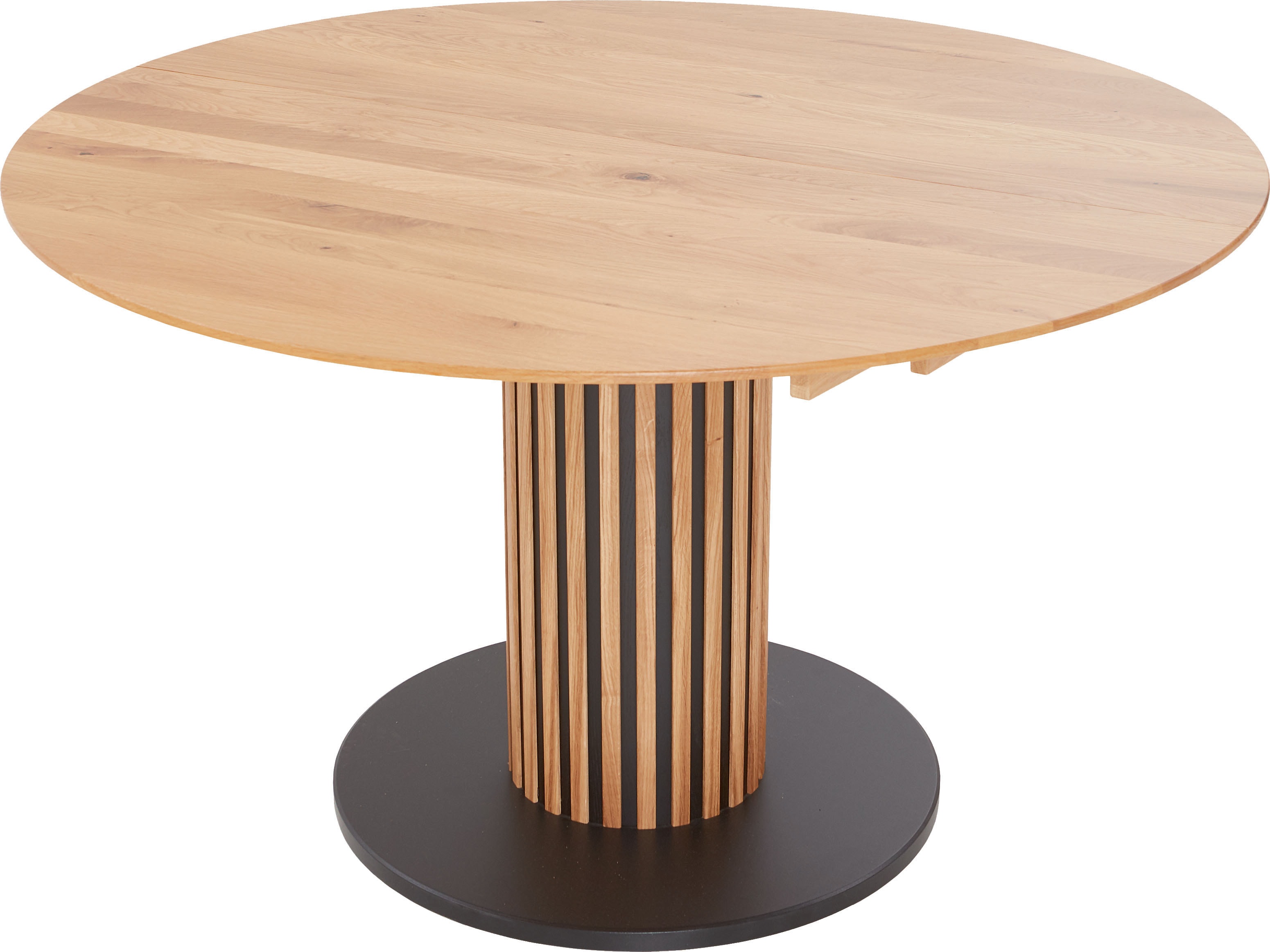 Esstisch NIEHOFF SITZMÖBEL "Circus", weiß, neutral, B:115cm H:76cm T:115cm, Tische, Esstisch, Charakter-Eiche massiv mit oder ohne Funktion, H 76 cm