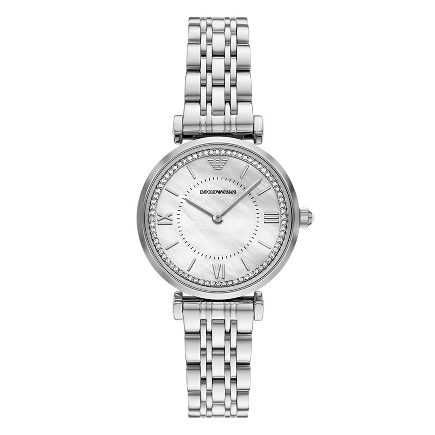 Emporio Armani Gianni T-bar Silber Damen Armbanduhr AR11701 Image