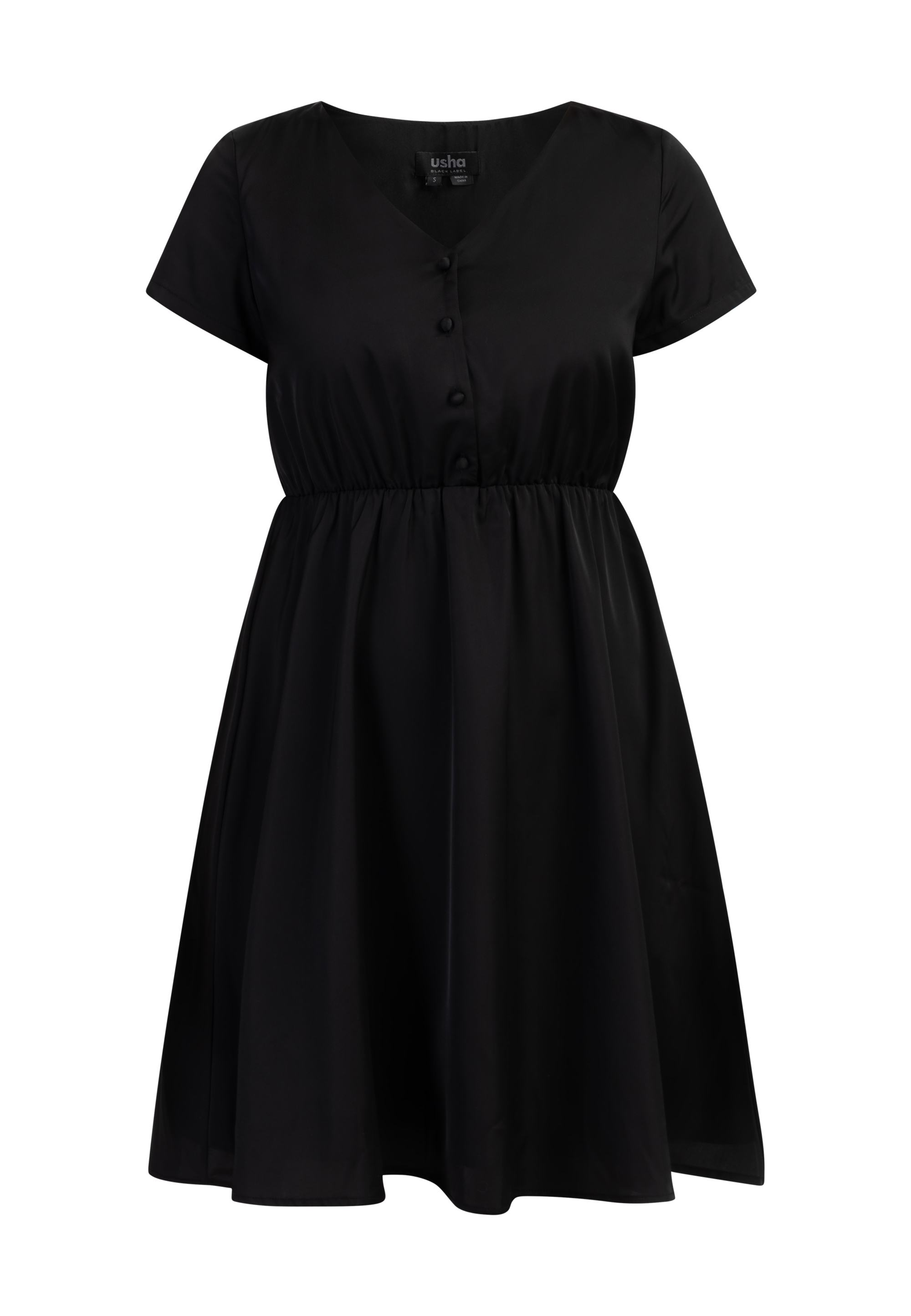 usha Midikleid Damen schwarz Image