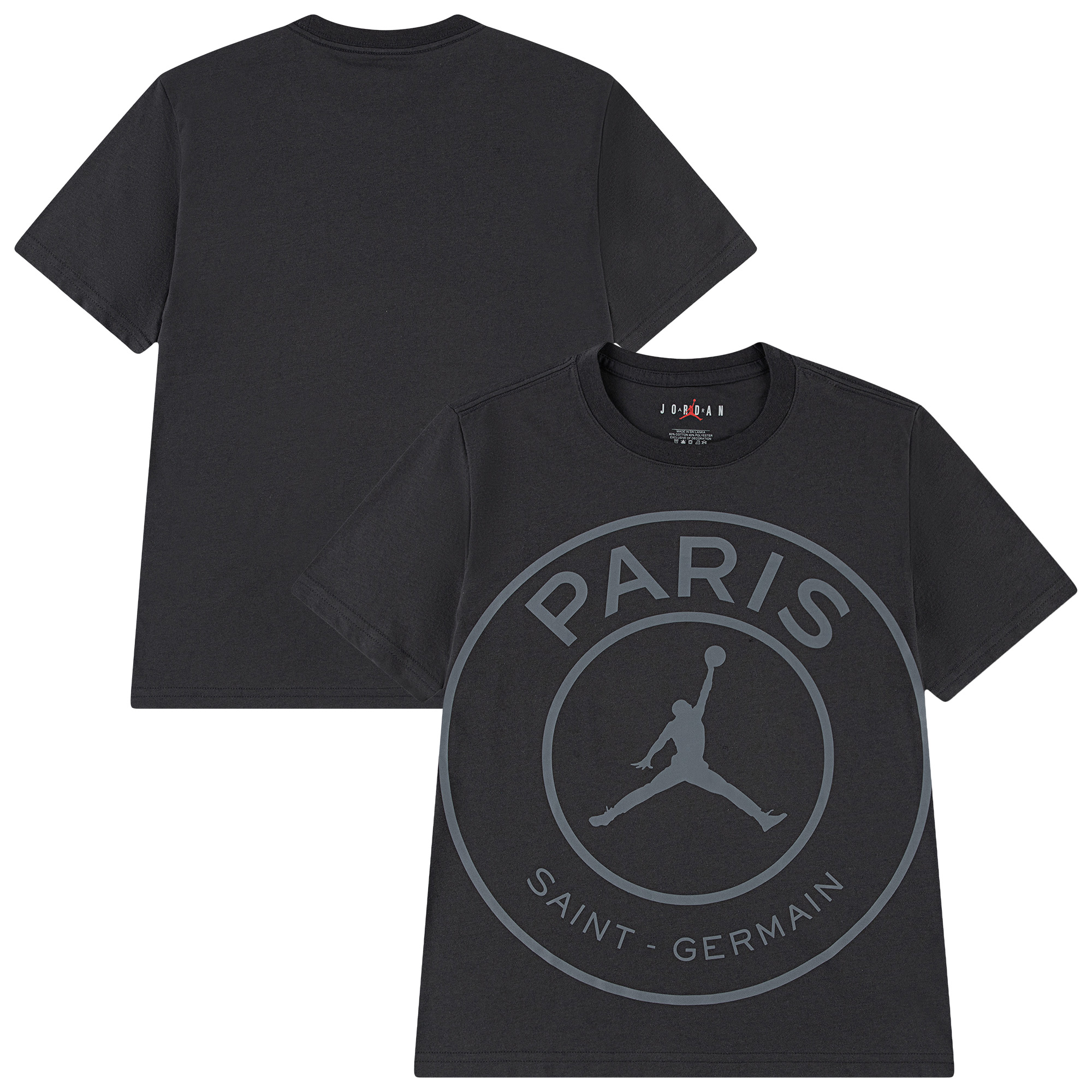 PSG Jordan Großes Logo T-Shirt - Anthrazit - Kinder Image