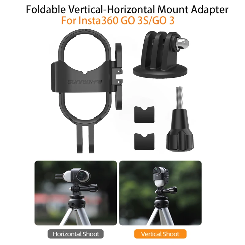 Multifunktion ale Adapter rahmen halterung für insta360 go 3s/go3 Mount Adapter halterung erweiterung für insta360 go 3/go 3s Zubehör Image