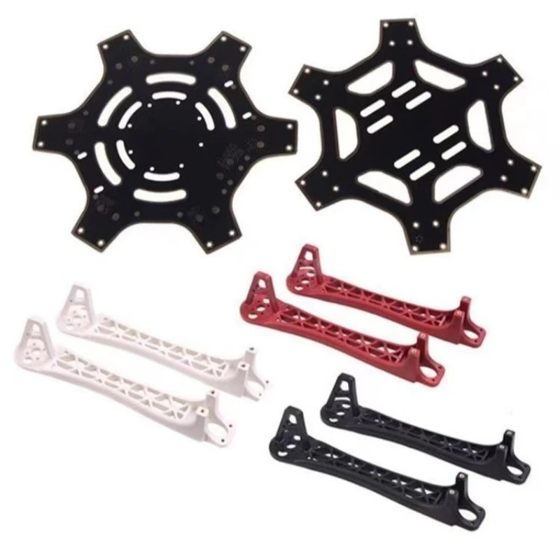 F550 sechsachsiges Rack, integrierte Leiterplatte, Rahmen aus Kohlefaser-Nylon, mehrachsige Multi-Rotor-Drohnen-Luftumfrage Image