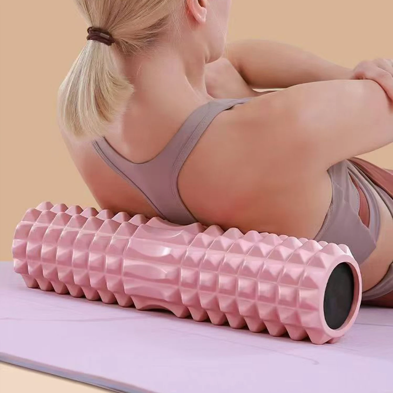 45 cm Yoga Foam Roller Muscle Massage Block Pilates Werkzeuge Yoga Spalte Fitness Foam Roller Set Gym Yoga Ziegel Übung Ausrüstung Image