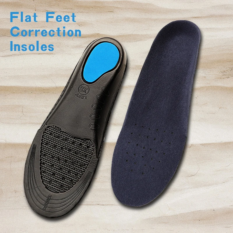1 Paar orthopädische EVA-Schuheinlagen, Fußgewölbe-Einlegesohlen für Plattfüße, bequeme Schuhpolster, Unisex für alle Schuhe Image