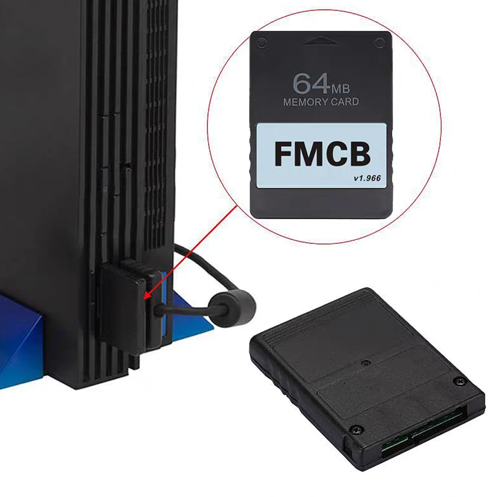 FMCB Kostenlose McBoot Karte Für Sony PS2 Für Playstation2 8 MB/16 MB/32 MB/64 MB Speicher Karte V1.953 OPL MC Boot Für PS2 Zubehör
