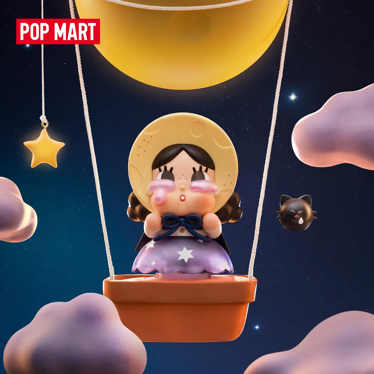 POP MART CRYBABY CRYING TO THE MOON SERIES FIGUREN 1PC/12PCS Blind Box Image