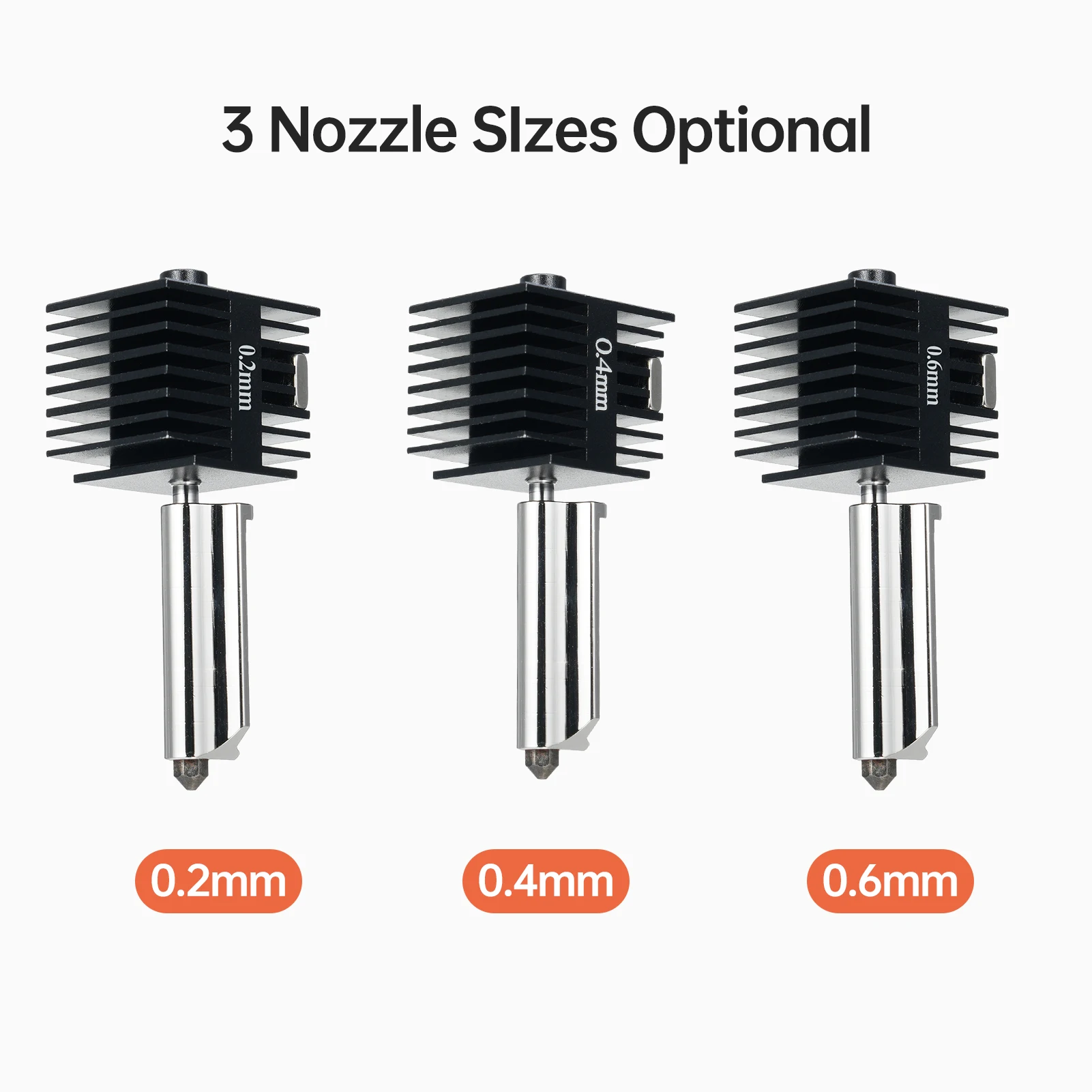 0,2/0,4/0,6 mm Hot End Kit Extruder Ersatzzubehör kompatibel mit Lab A1/A1mini 3D-Drucker Hochtemperatur Image