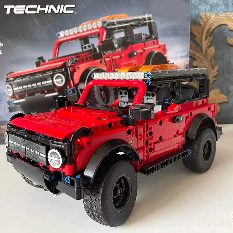 943PCS Technische Bronco Racing Auto Bausteine Erwachsene Sammlerstücke Montage Modell Ziegel Kinder Weihnachten Geschenke Image