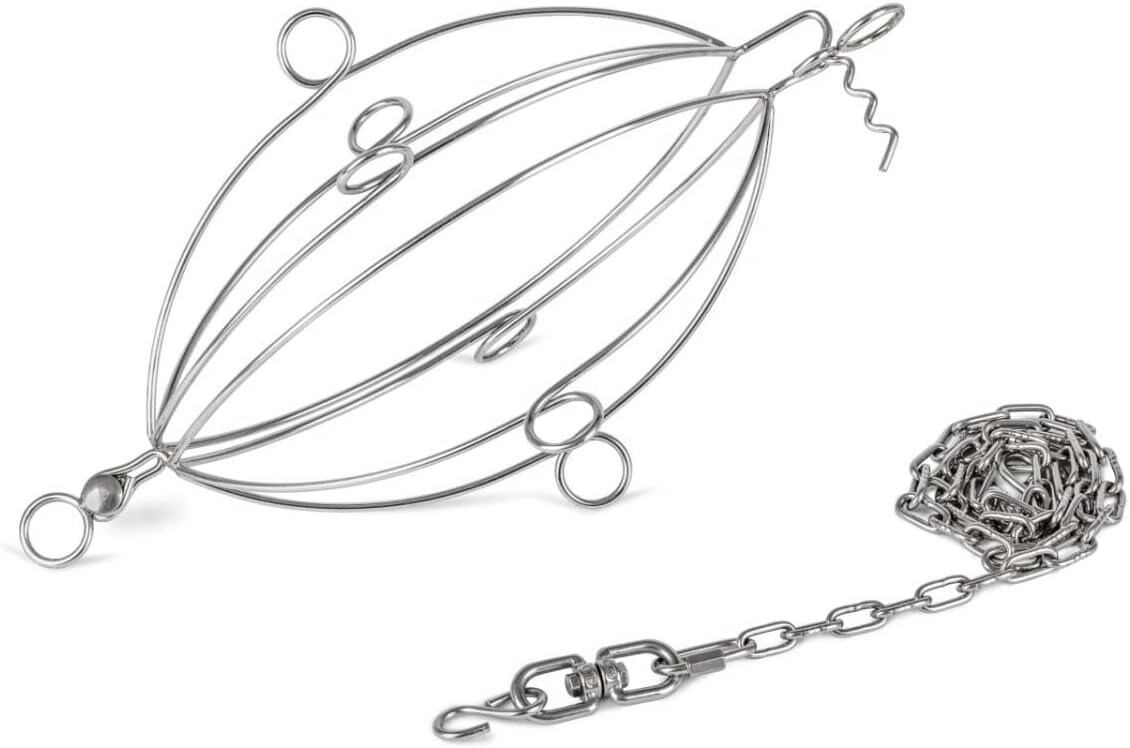 Petromax Geflügel Grillkorb mit Kette und Haken H-CBASKET36 Image