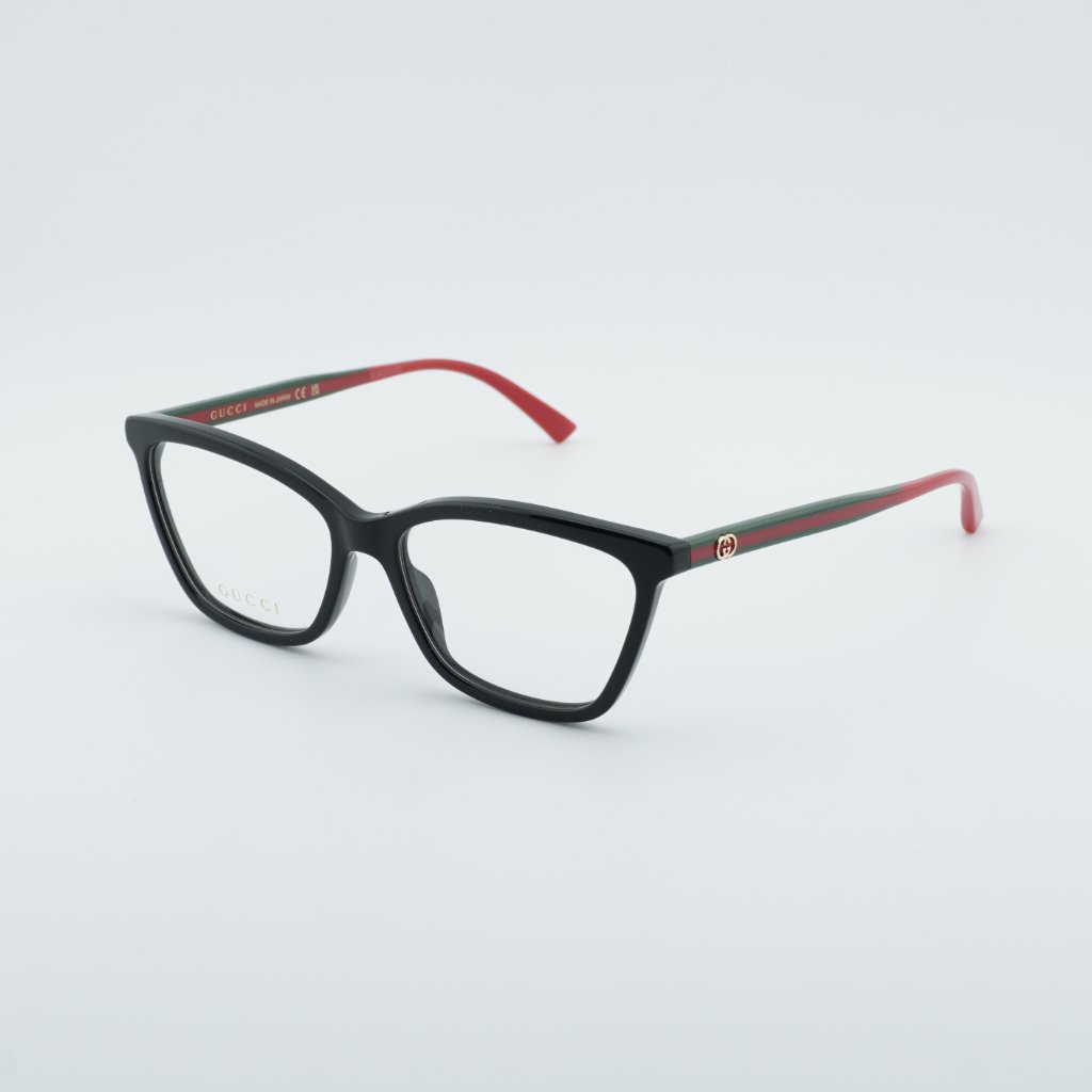 Gucci Accessories | Gucci Gg1989o 001 Square Eyeglasses - Black 56mm | Color: Black | Size: 56 - 16 - 145