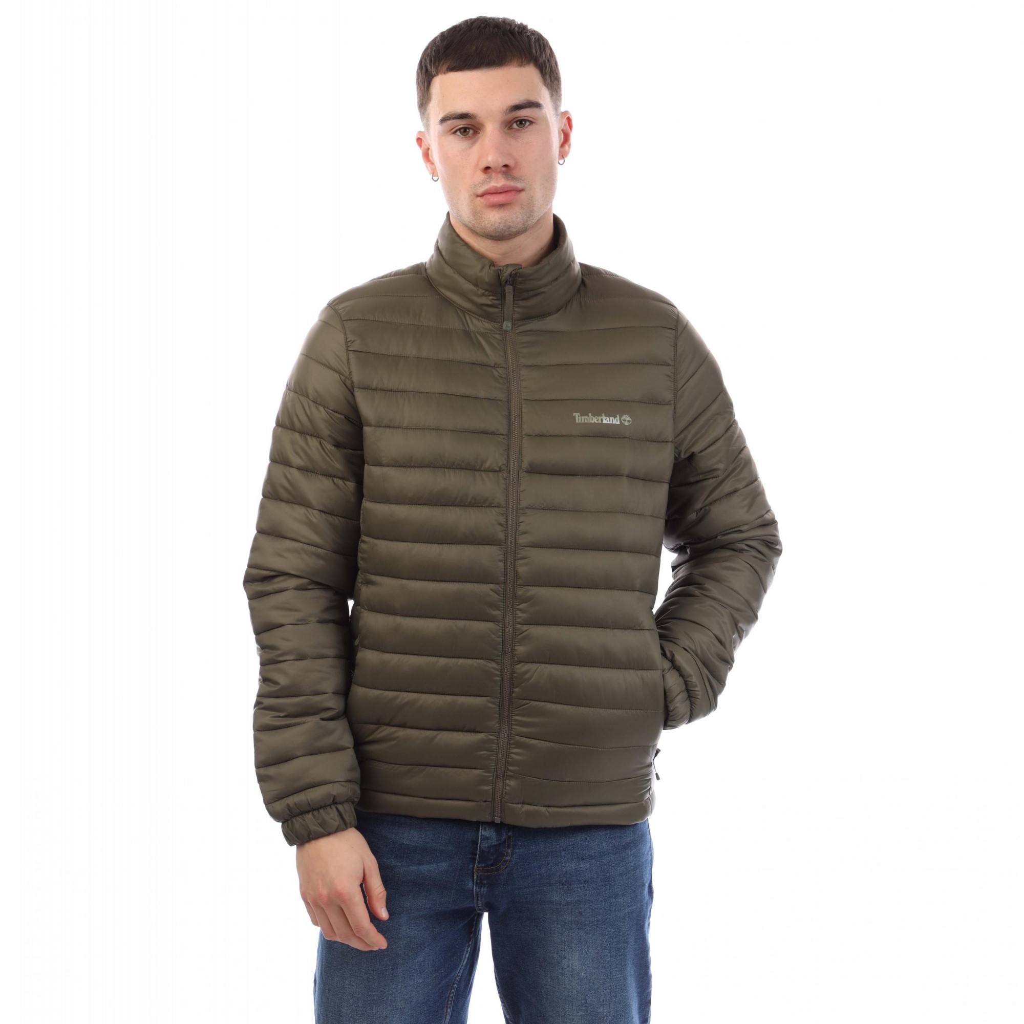 Timberland - "Axis Peak" Jacke für Herren, Dauerhaft wasserabweisend (Grün)
