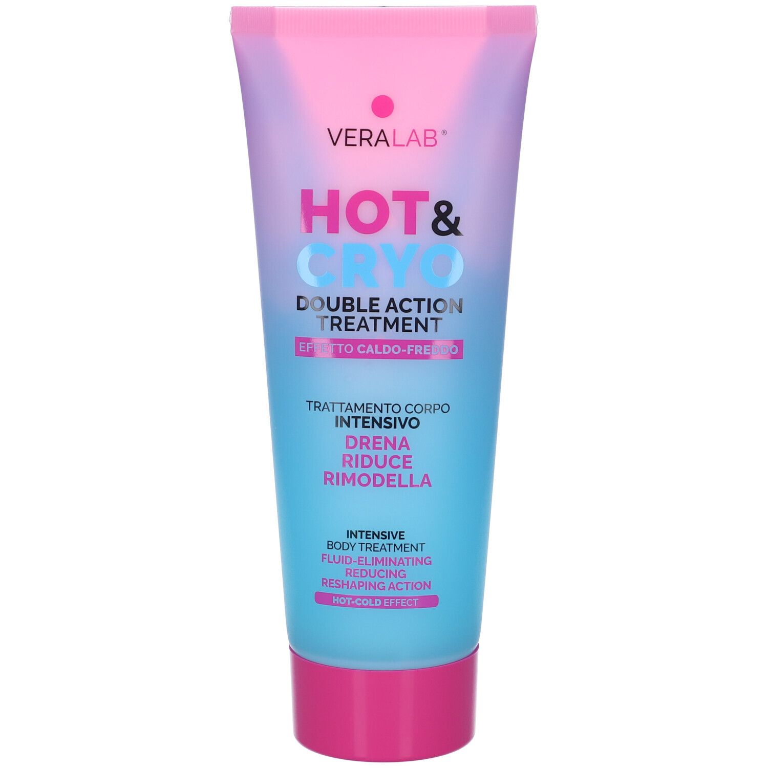 Veralab Hot & Cryo Trattamento Intensivo Corpo Gel Crema 200 ml per la
