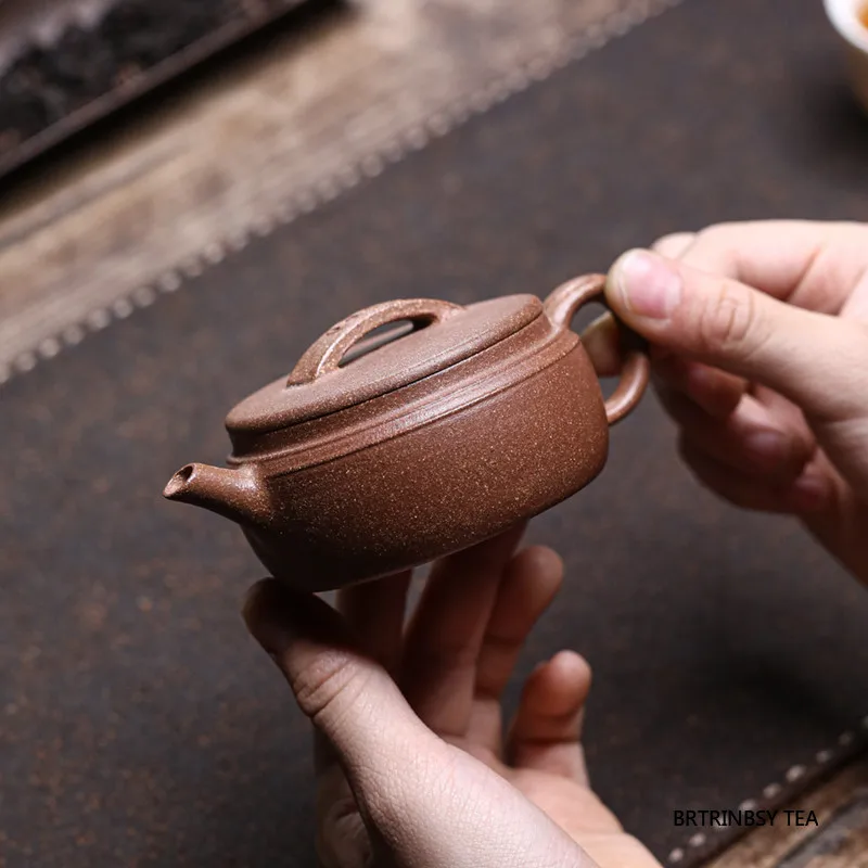 120ml Chinese Yixing Purple Clay Teapot Tradition Handmade Zisha Tea Pot Household Beauty Tea Infuser Kettle Teaware Tea Set