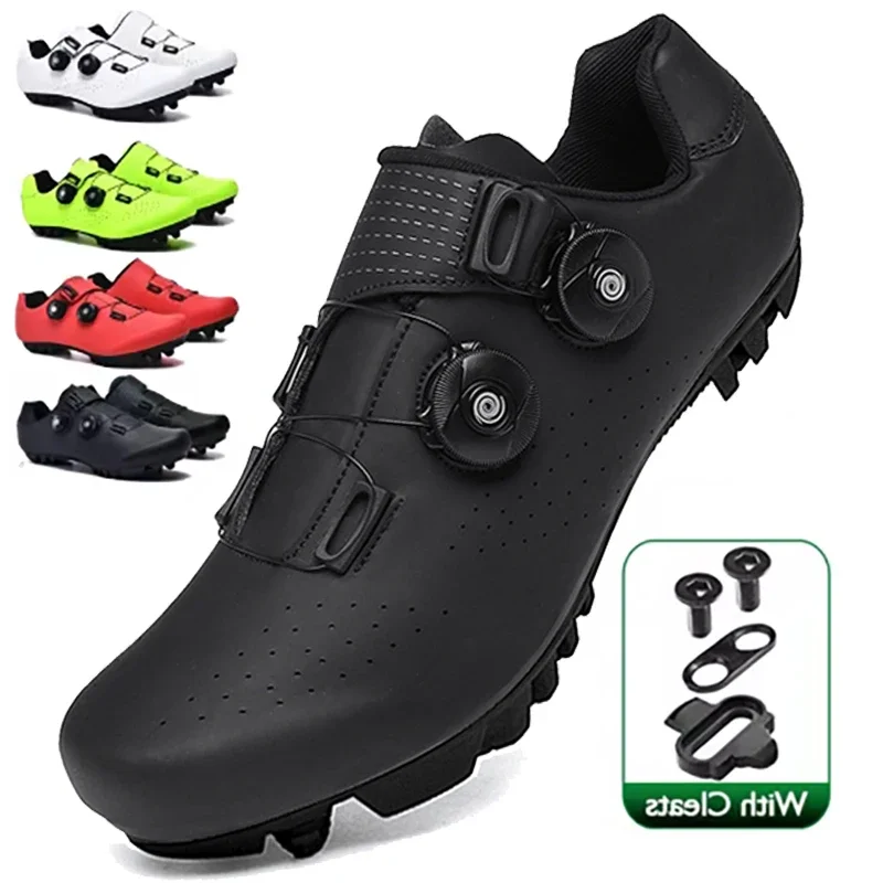 Professionelle Mountainbike Radfahren Schuhe MTB Flache Cleat SPD Schuhe Outdoor Selbstsichernde Große Größe 48, Racing Fahrrad Turnschuhe männer