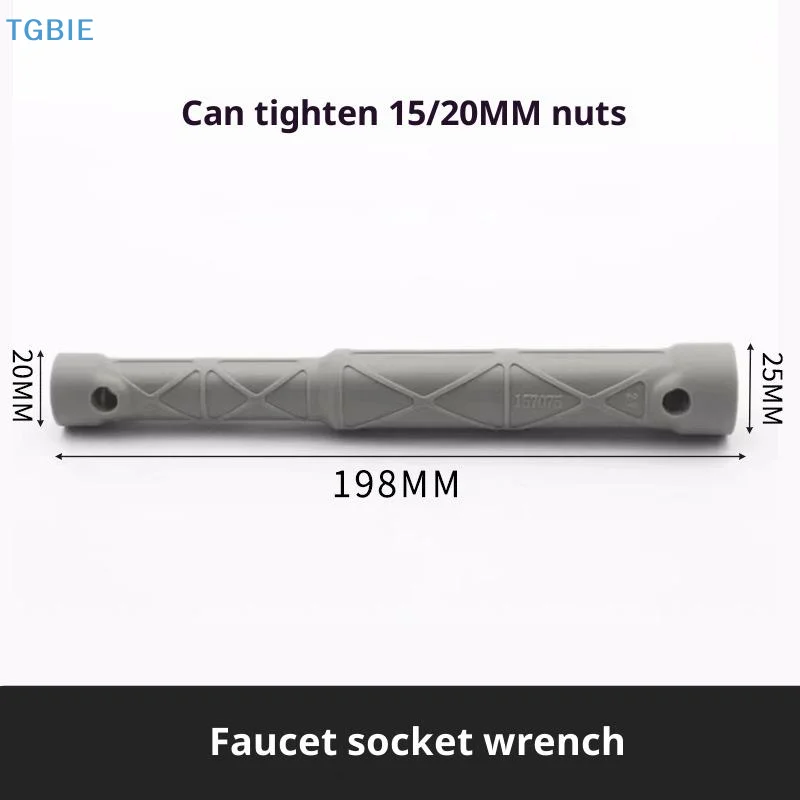 [TL][TL]9/10/11/12mm Windeisen Kanalschlüssel Waschbecken Wasserhahn Steckschlüssel Sanitär Werkzeuge Schraubenschlüssel Multifunktionale Sanitär Werkzeug