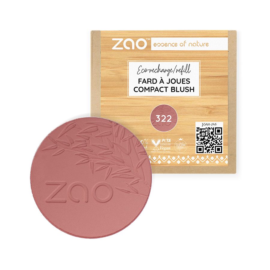 ZAO Make-up Ricarica Fard compatto - Marrone rosato 1 St