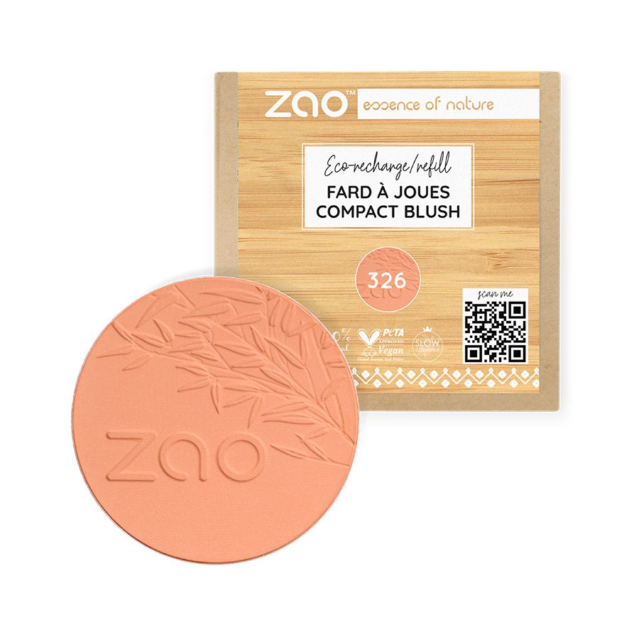 ZAO Make-up Ricarica Fard compatto - Calda luminosità 1 St