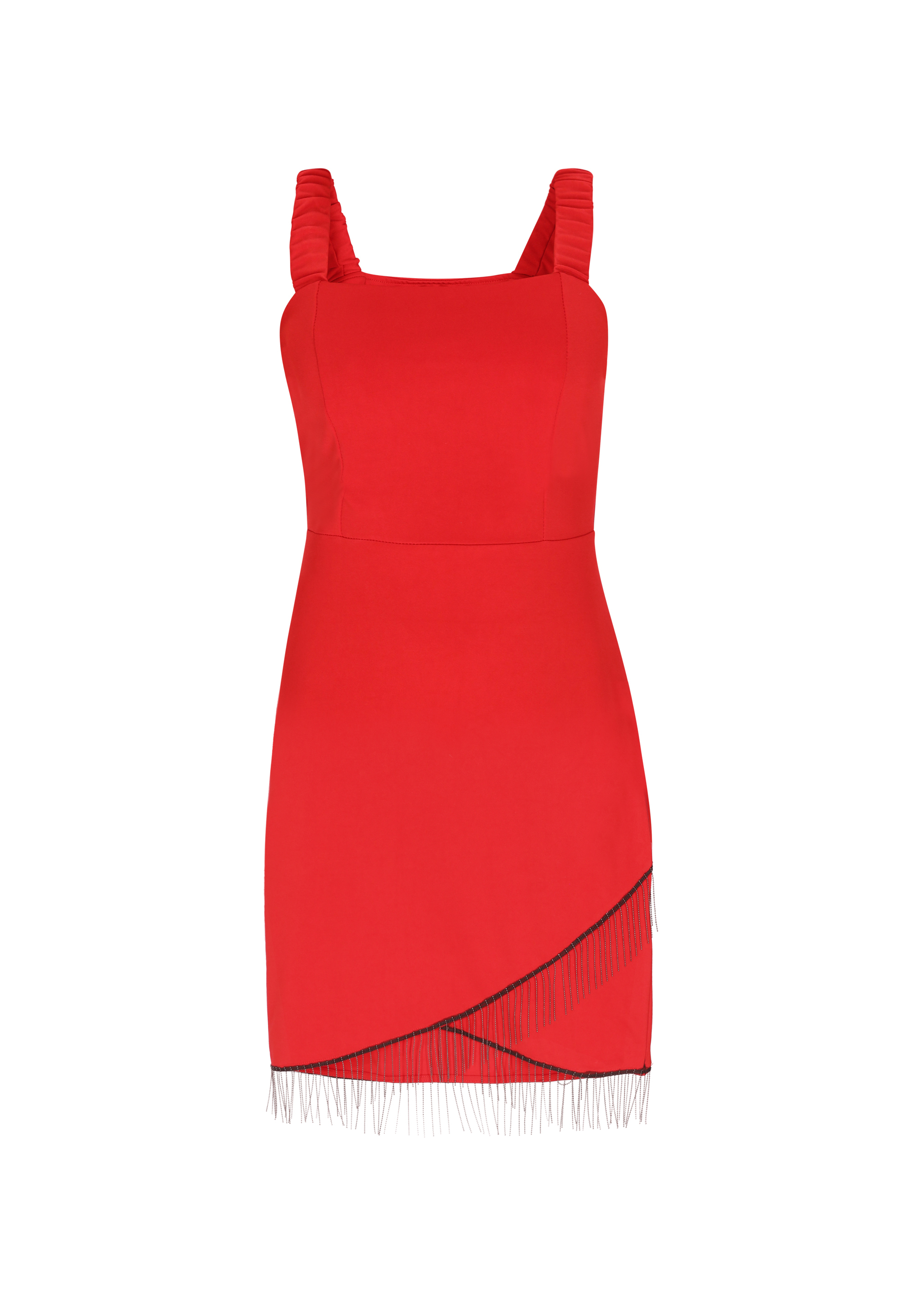 Faina Kleid Frauen Rot L