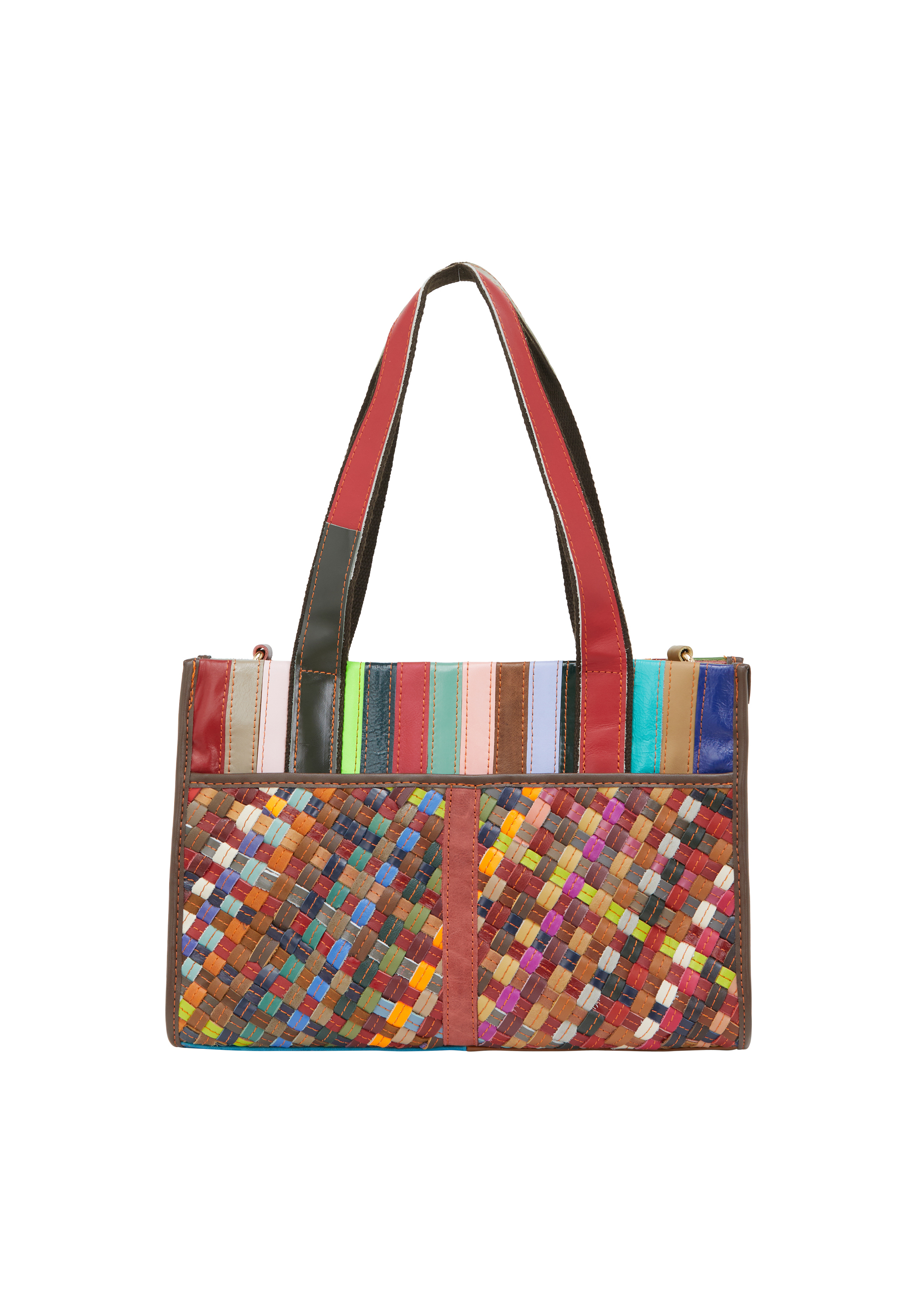 IZIA Einkaufstasche Einkaufstasche Frauen braun mehrfarbig Image