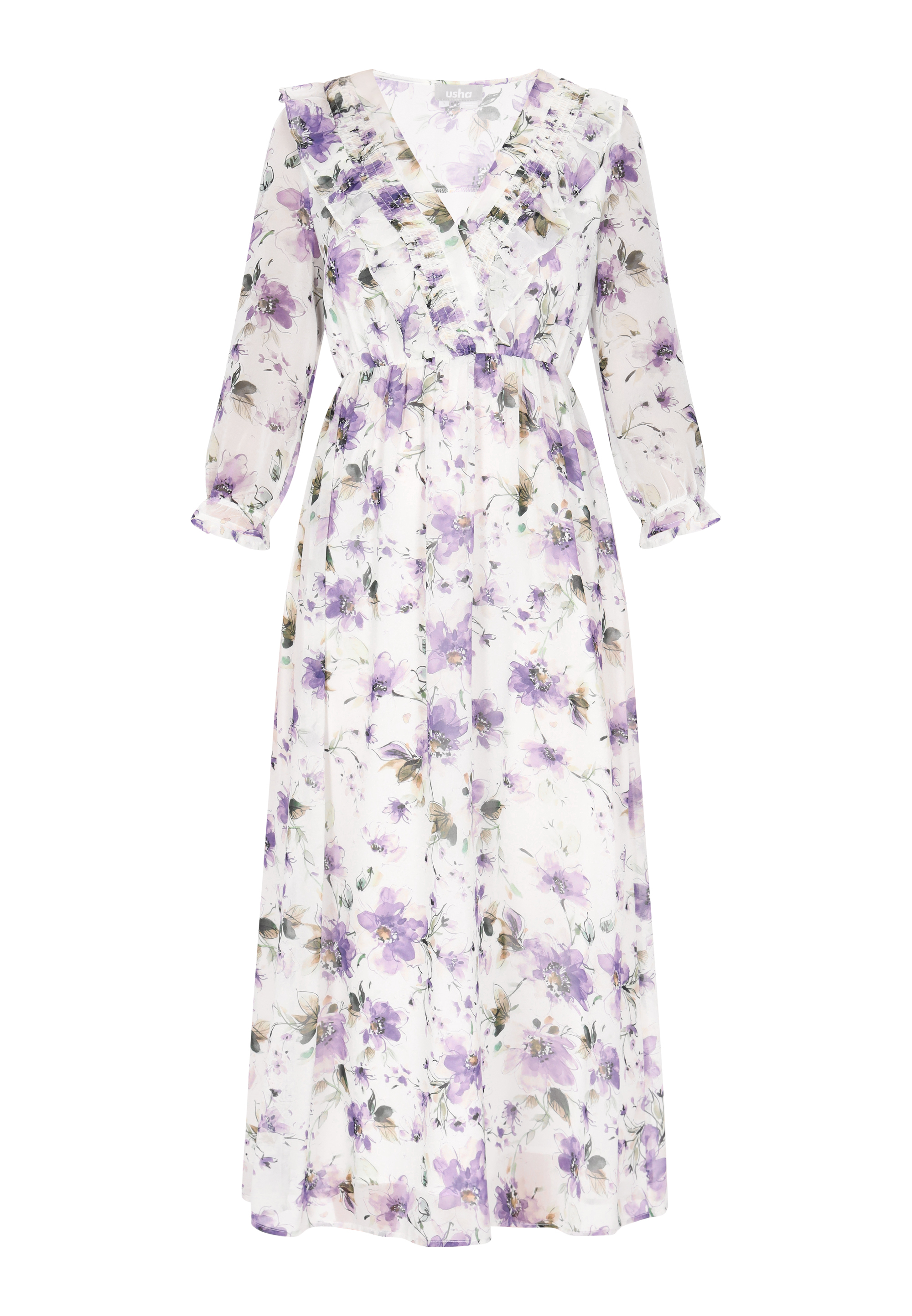 usha Kleid Frauen violett mehrfarbig