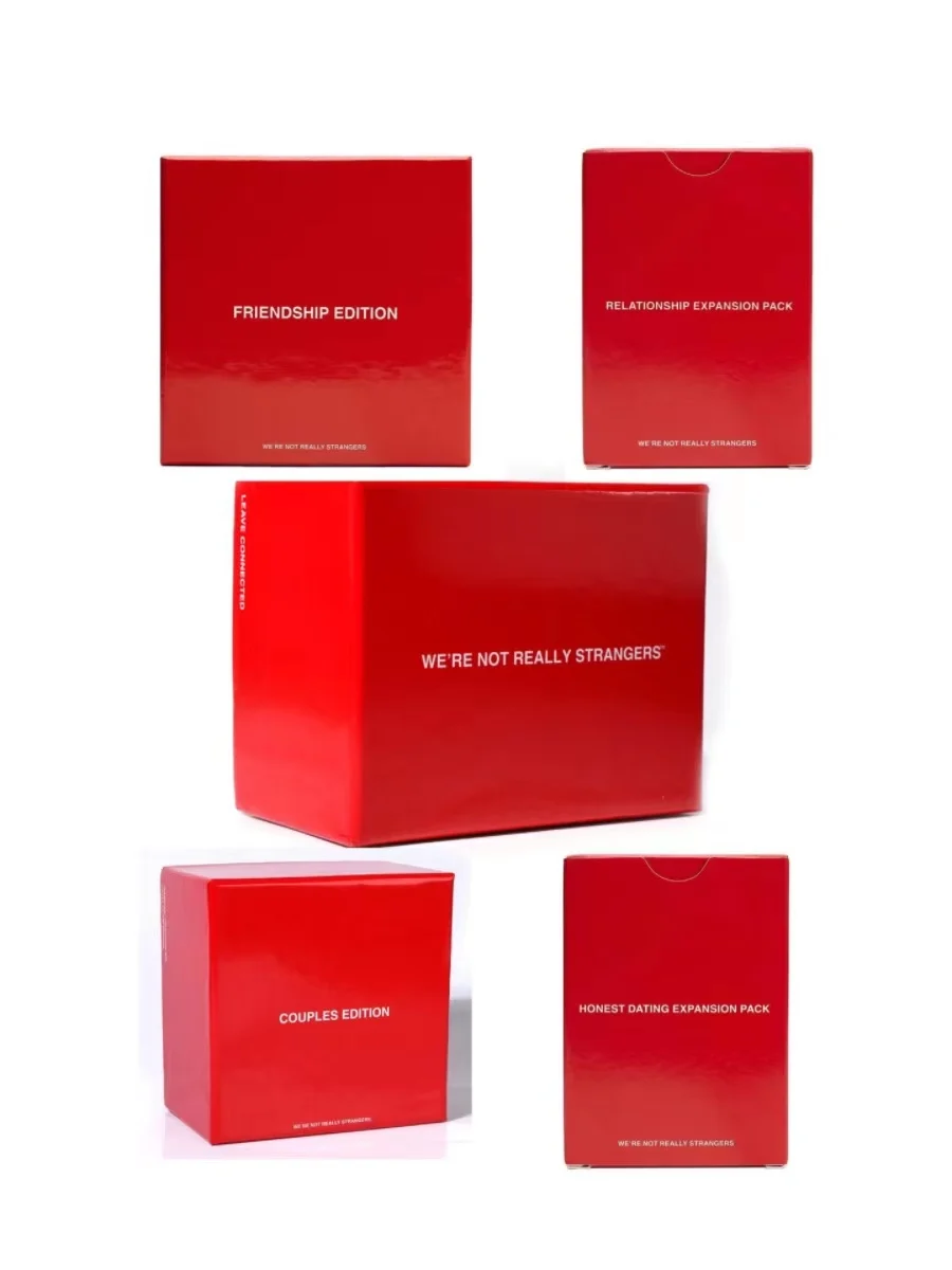WIR IST NICHT WIRKLICH STRANGERS – ein interaktives Kartenspiel für Erwachsene und Eisbrecher. Friendship Edition – 150er Wildkarten „A Best Friend“. Image