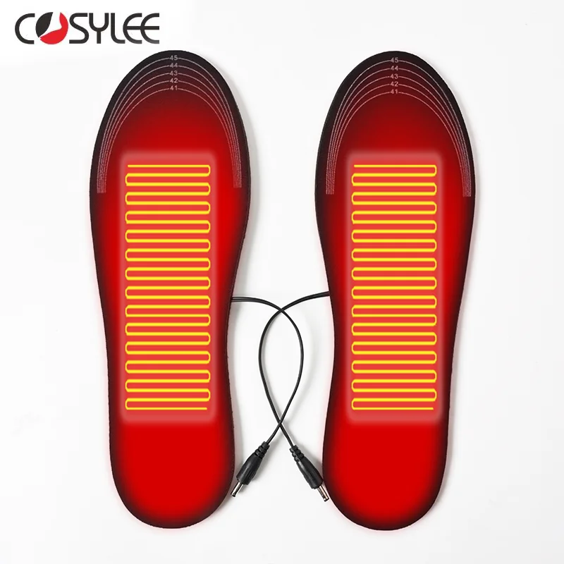 Einlegesohlen Beheizte USB Elektrische Fuß Erwärmung Pad Füße Wärmer Pad Matte Winter Outdoor Sport Heizung Einlegesohlen Winter Warm Image