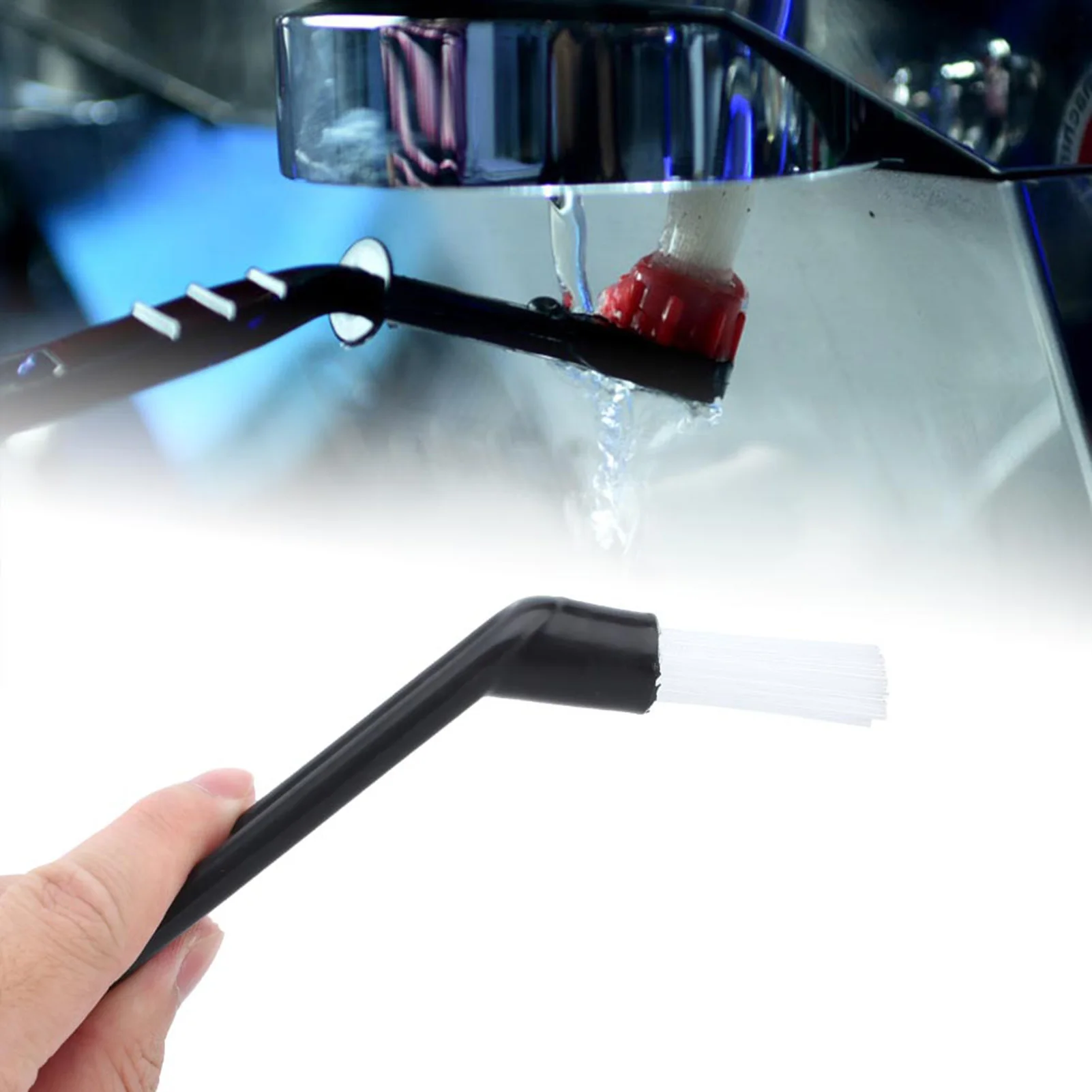 Kaffeemaschine Reinigungsbürste Kaffee Reinigungsbürste Kaffeemaschine Espressomühle Nylon Reinigungsbürste Kaffeemaschine Reiniger Werkzeug Image