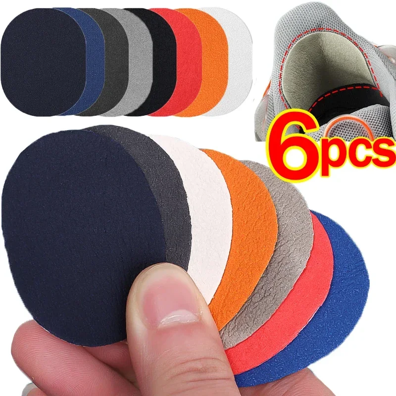 6 Teile/satz Sport Schuhe Patches Vamp Reparatur Subvention Schuh Einlegesohlen Patch Turnschuhe Ferse Schutz Klebstoff Patch Reparatur Schuhe Ferse