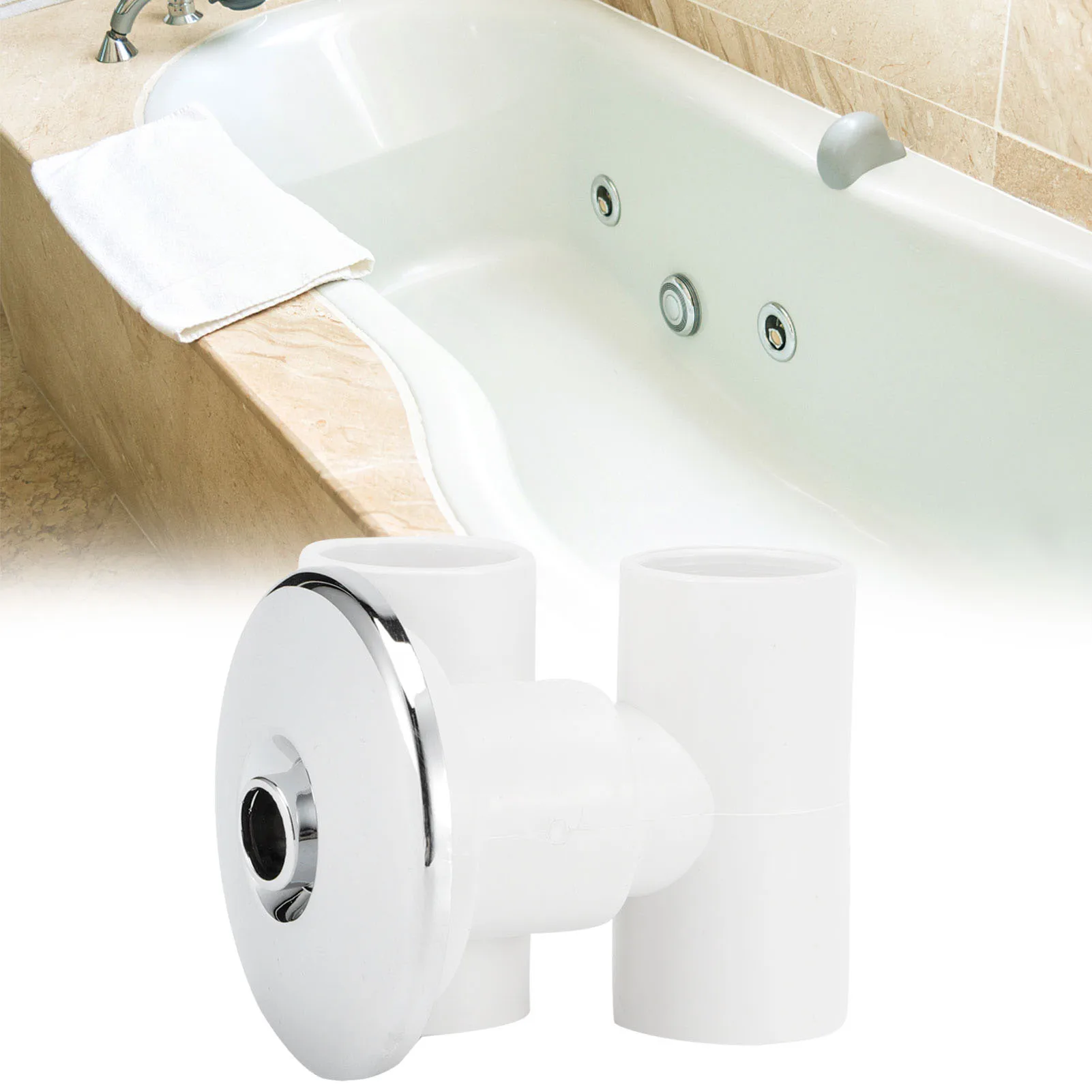 1/2in Massage Düse Zubehör Kunststoff Pool Badewanne SPA Whirlpool Ausrüstung Badewanne Massage Düse Düse SPA Massage Image