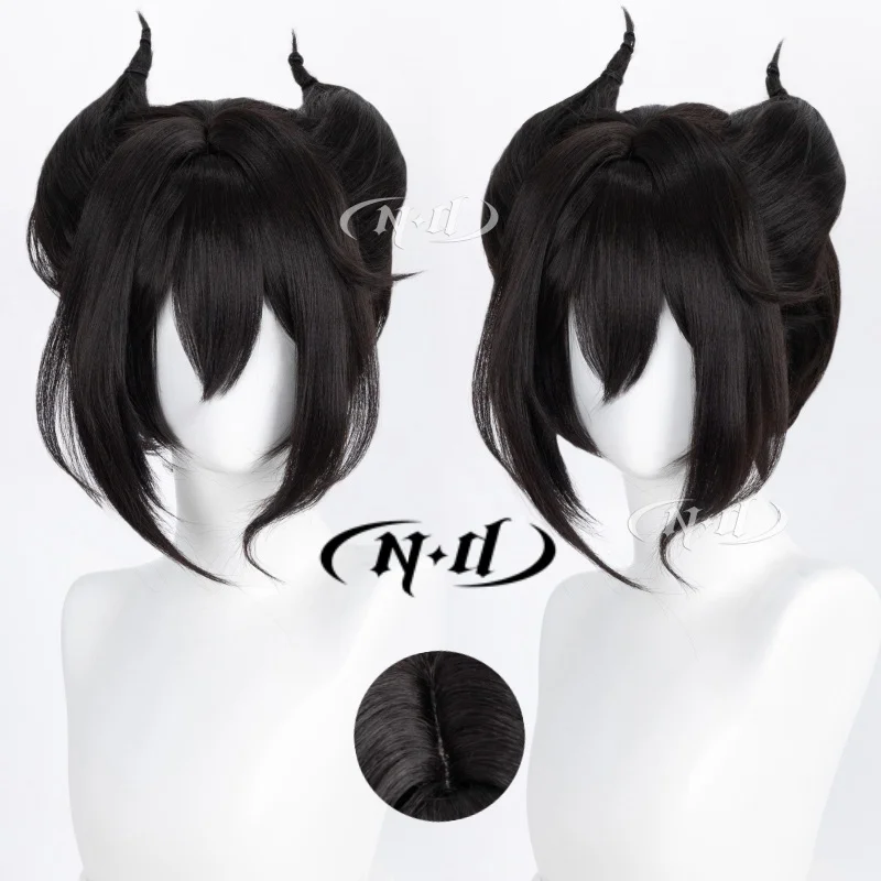 ND Entelechia Cosplay Perücken Haarteil Arknights Cosplay Haar Perücke Hitzebeständige Synthetik für Comic Con Coser Kostüm Mottoparty Image