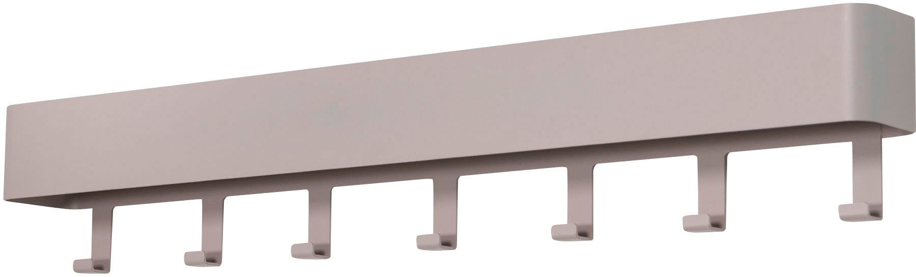 Garderobenhaken SPINDER DESIGN, grau, B:72cm H:12cm T:7,5cm, Metall, Garderobenhalter, Garderobenhaken, Metall, Breite 72 cm