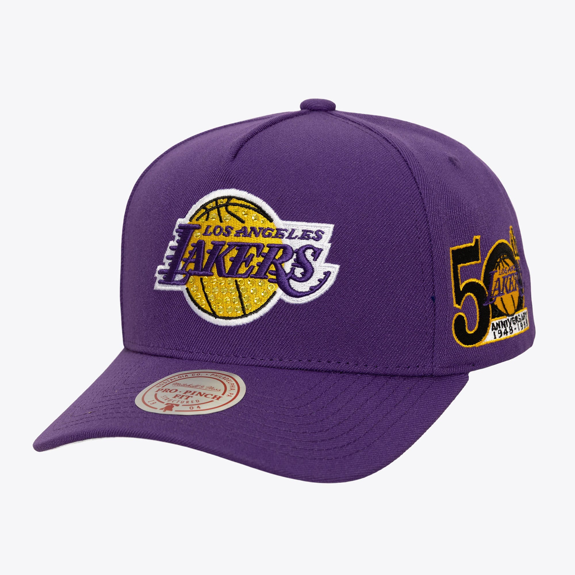 Los Angeles Lakers Mitchell & Ness All That Bling Pro Snapback – Herren Image