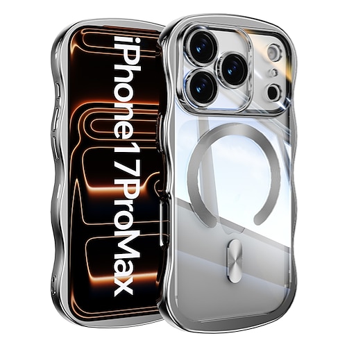 Handy Hülle Handyhüllen Für iPhone 17 Pro Max 17 Air 16 15 14 Pro Max 16e 13 Pro Max Rückseite Mit Ständer Unterstützt kabelloses Laden Stoßfest Retro Beschichtung Image