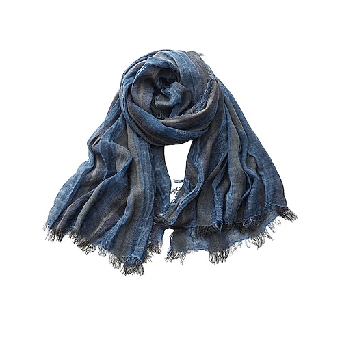 Herrenschal aus Baumwoll-Leinen, leicht und weich, in verschiedenen Farben erhältlich, perfekt für legere und formelle Anlässe. Image