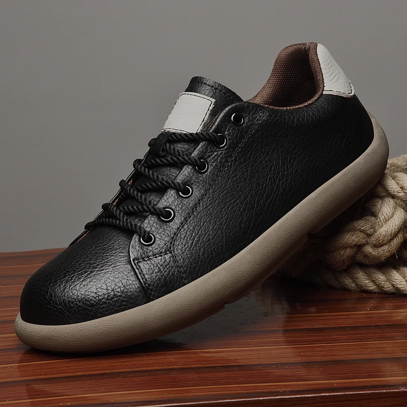 Herren-Freizeitschuhe aus Leder, braun, handgefertigt, formelle Designer-Schuhe für Herren, Outdoor, Rindsleder, Oxford, große Zehenschuhe, Größe: 38–45