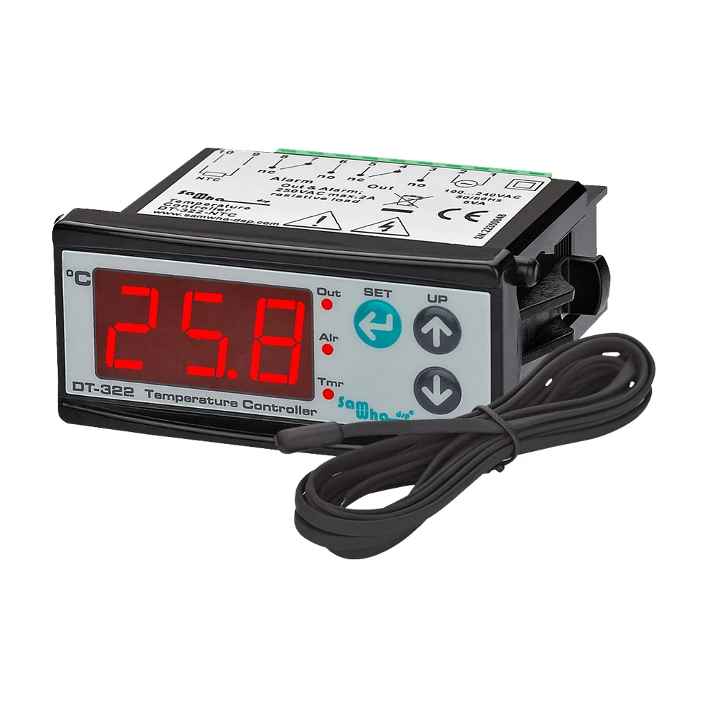 Samwha-dsp DT-322 ein/aus temperatur regler mit ntc sensor Image