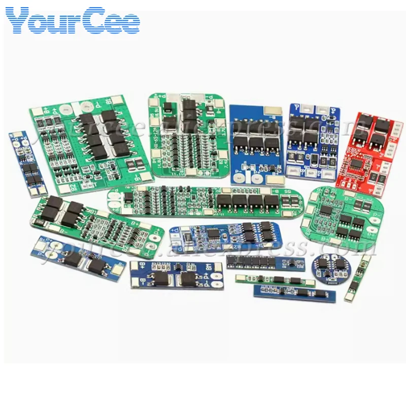 Li-Ionen-Lithium-Batterie PCB BMS Schutzplatine 18650 Lipo-Zellen-Ladegerät Lade-PCB-Modul 1S 2S 3S 4S 6S Image