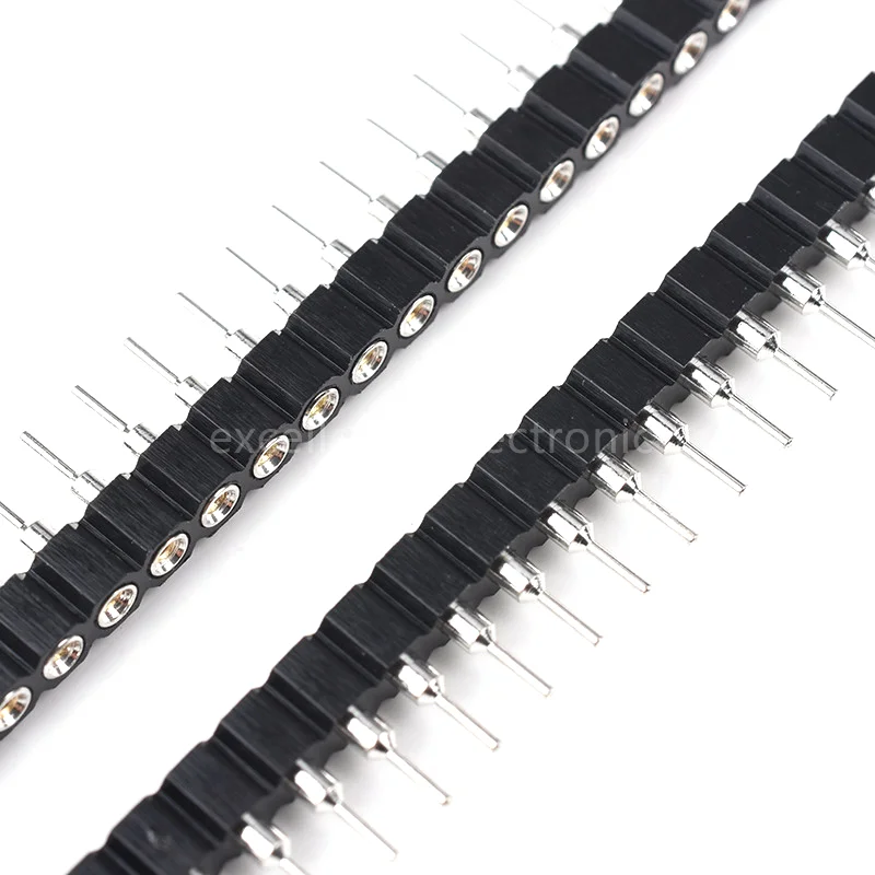 10 Teile/los Einreihige 40Pin 2,54mm Runde Buchsenleiste Image