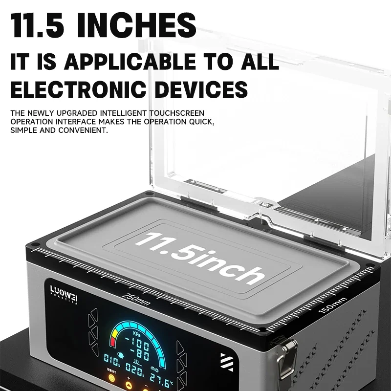 LUOWEI LW-MO1 Laminiermaschine, gerades, gebogenes Bildschirmlaminieren, 11,5-Zoll-Digitalanzeige, Handy-Reparaturwerkzeug Image