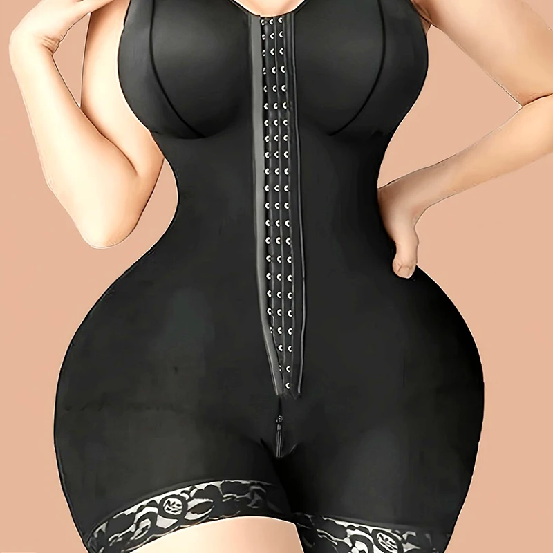 AfruliA Hohe Kompressions-Bodys, Shapewear, Fajas, kolumbianische Hüftgürtel, postoperativer Gebrauch, Schlankheitsmantel, Taillentrainer, Body Shaper Image