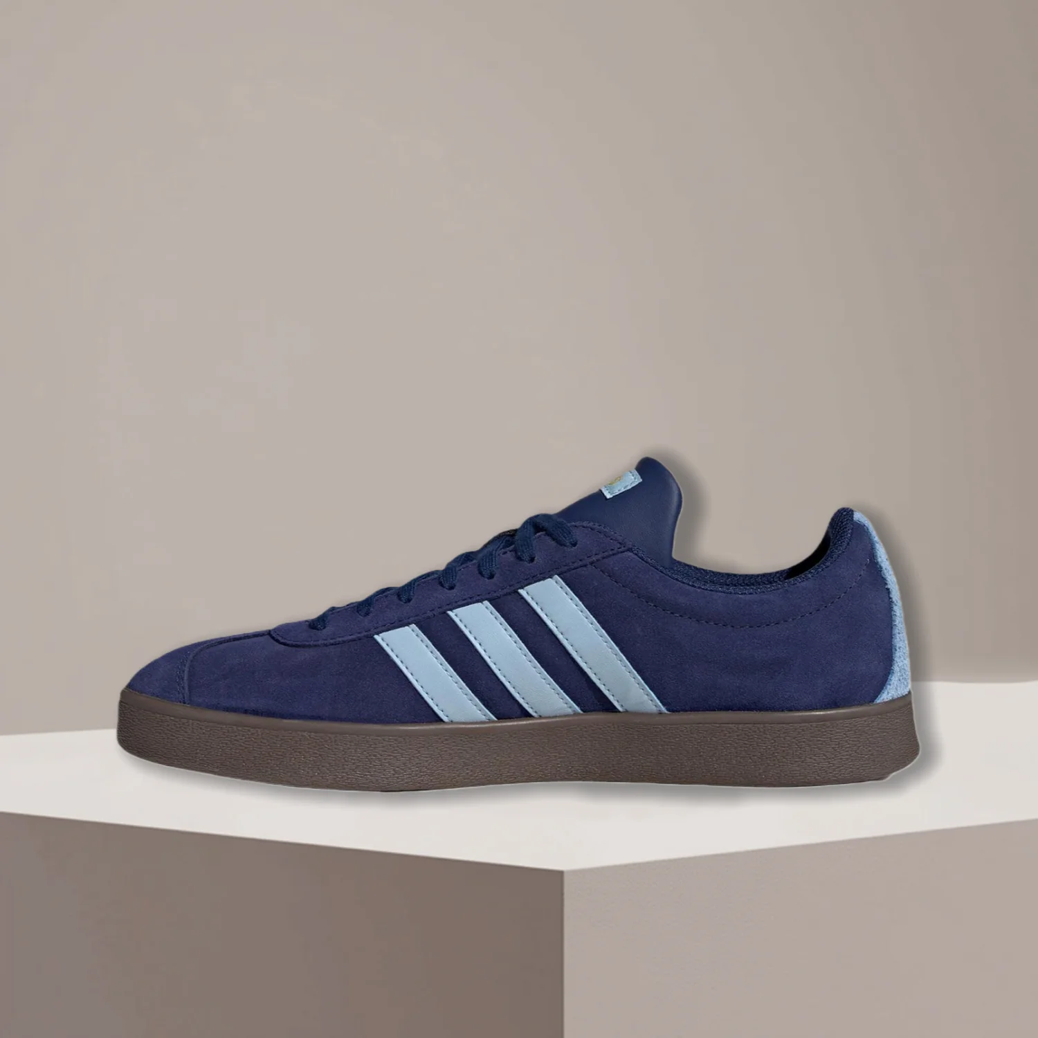 adidas VL COURT 2.0 Bequeme, vielseitige, langlebige, rutschfeste Low-Top-Skateschuhe Unisex Blau JR8308