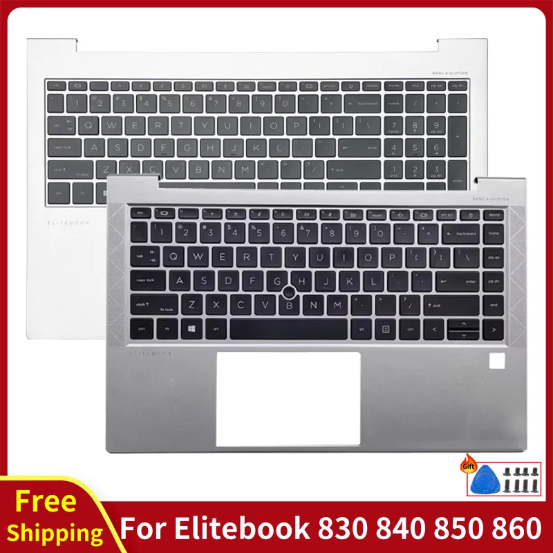 Neu Für ELITEBOOK 830 840 850 860 G7 G8 G9 G10 Laptop Palmrest Obere Top Abdeckung Mit UNS Beleuchtete Tastatur Ersetzen zubehör Fall Image