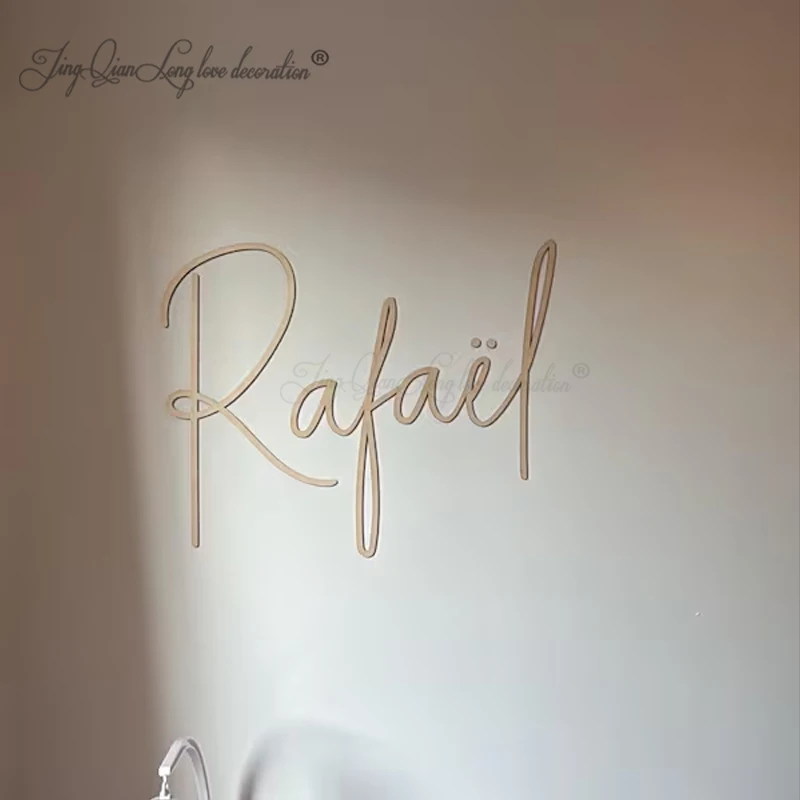 Benutzerdefiniertes Namensschild für Babys, Namensschild für Kinderzimmer, Buchstaben für Kinderzimmer, individuelles Namensschild aus Holz, Kinderzimmer-Deko, Boho-Dekor, Wandname