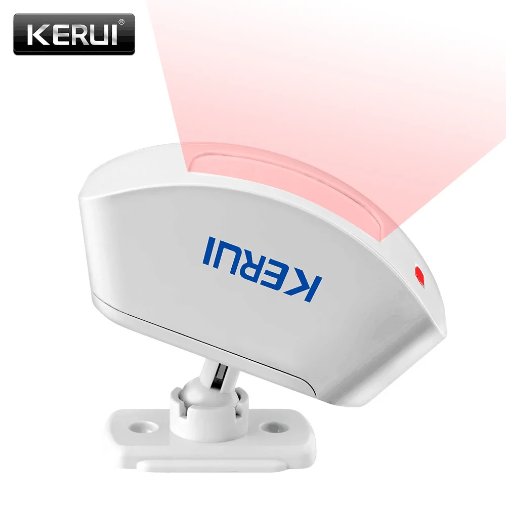 KERUI P817 Drahtloser Infrarot-Detektor, Vorhangsensor, PIR-Detektor, Einbruchmeldeanlage, Detektor, passend für alle KERUI-Alarms Image